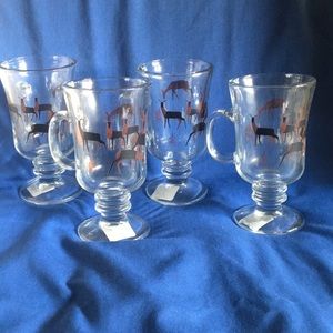 Glass Mugs by World Market NWT